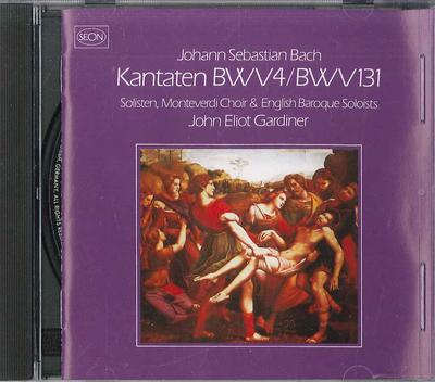 CD BACH - Cantata.4, 131: Gardiner / The Engl BVCC1868 BMG Japan Classical Used