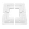 4pcs Solar Panel Corner Bracket Anti UV ABS Solar Panel Roof Drill Free Support Mount for RV Boats