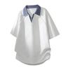 Summer 2026 Men's College Style Short-Sleeve Two-Piece Polo T-shirt - Unisex High-End Edition