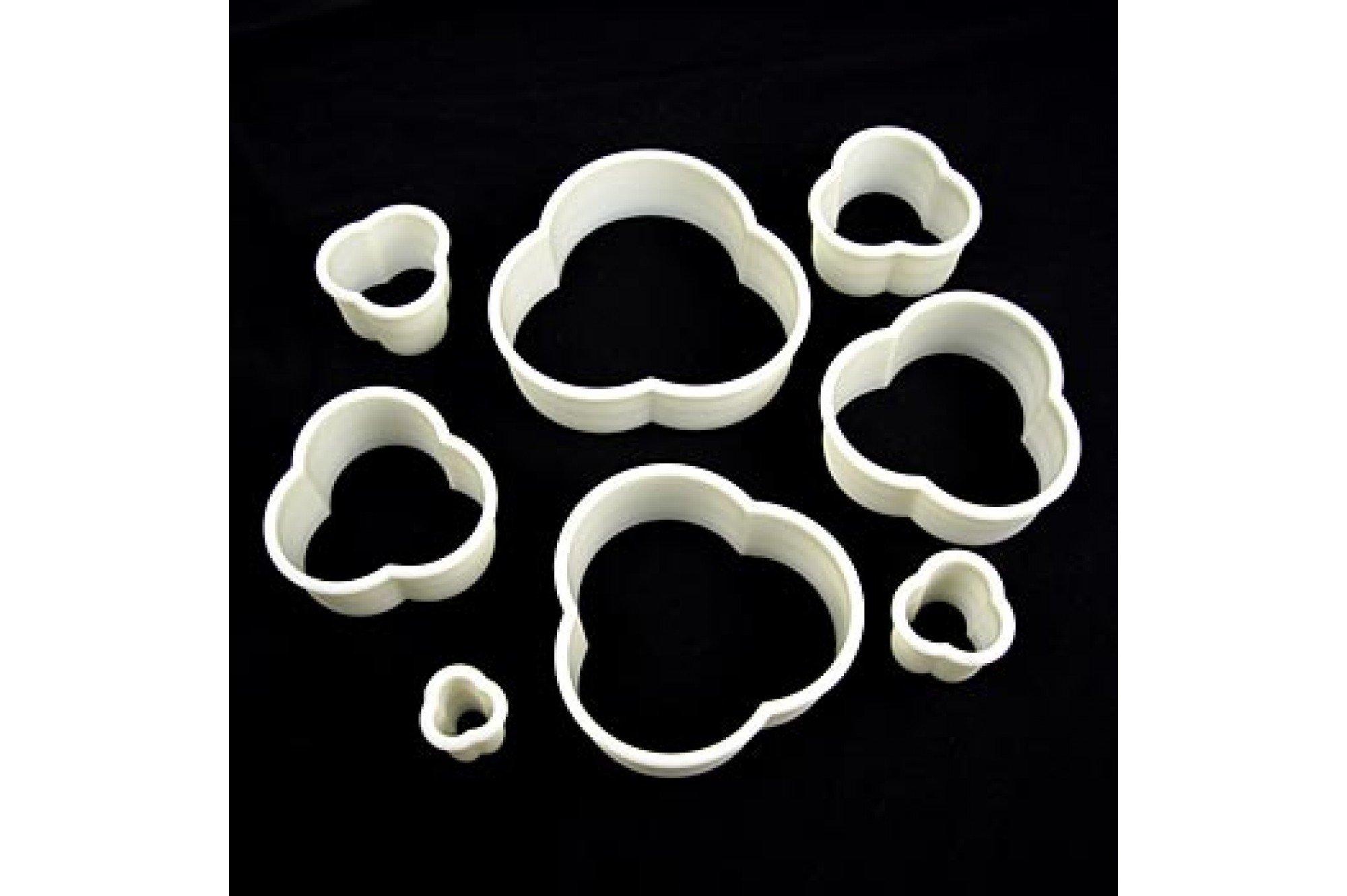 

De Buyer Putty Knife, Three-Leaf Resin, France, Set of 8, WPT5001