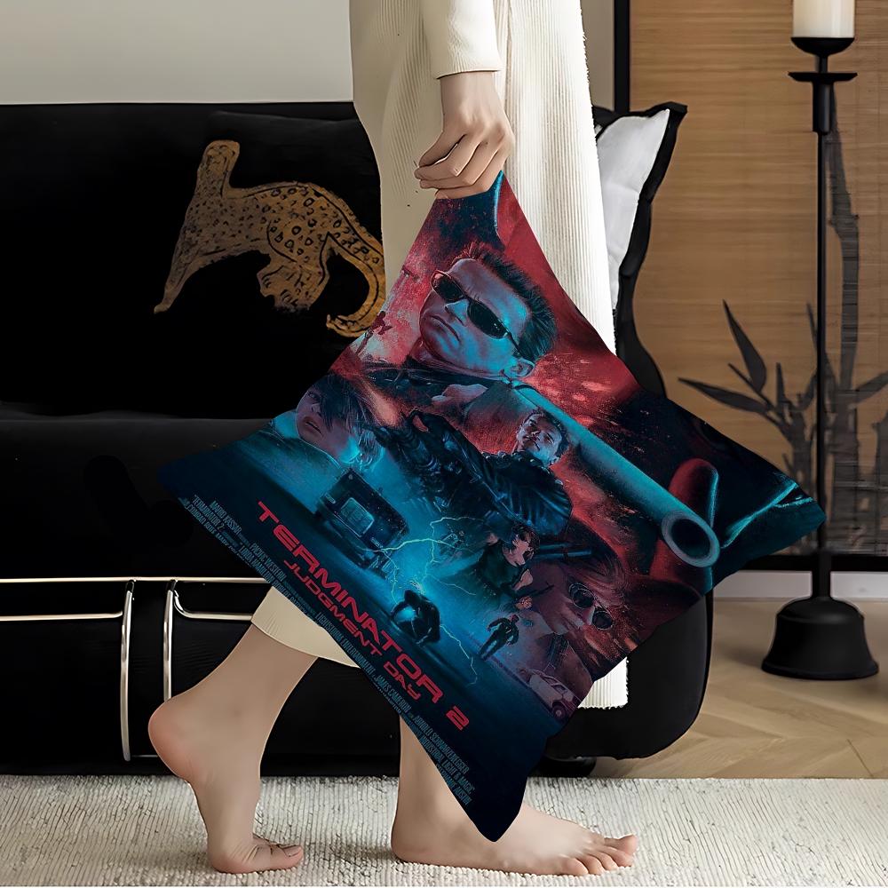 Movie T-TERMINATOR Cushion Cover Pillow Cover Decor Pillowcase Printed Cushion Case For Couch