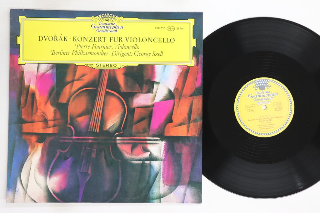 LP Record PIERRE FOURNIER, GEORGE SZELL, BERL - Dvorak Konzert Fur Violincello Und  138755SLPM DEUTSCHE GRAMMO Germany Classical Used