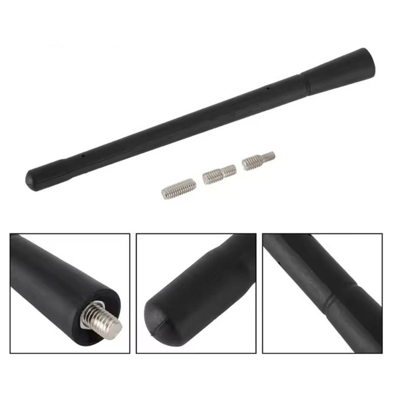 Wear Resistant Rubber Car Antenna Replacement 7Inch Length Fits Various Vehicles Ceiling Antenna Poles