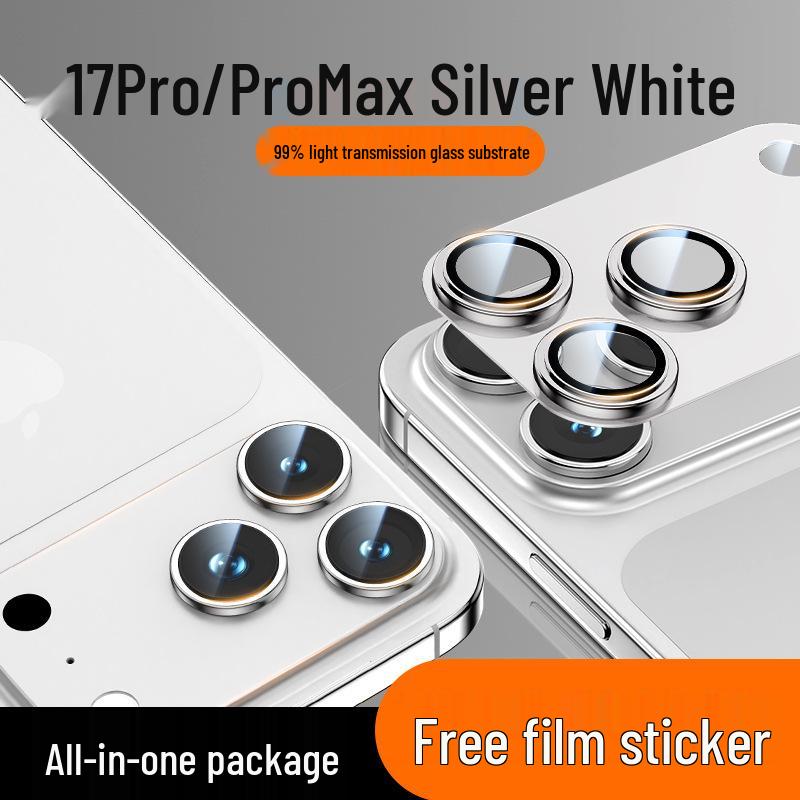 iPhone 17 Pro Max Metal Armor Lens Film: CD Pattern Integrated Protective Camera Film