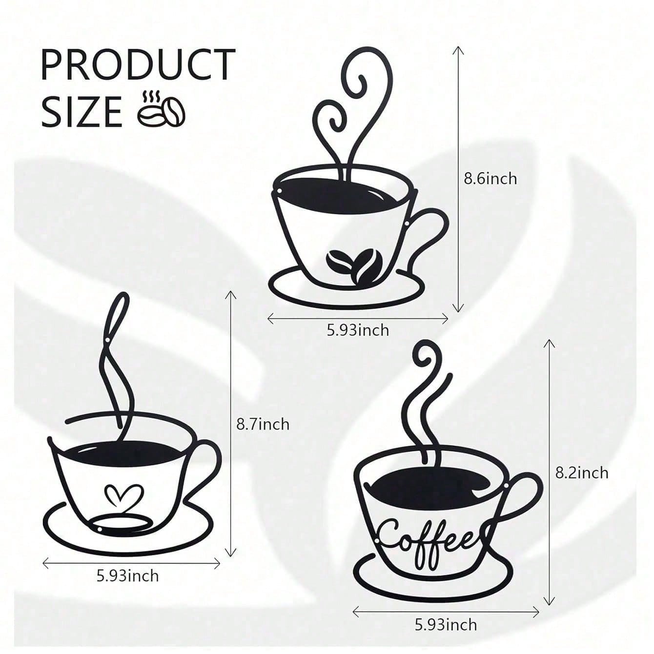 Metal Wall Art Decor Modern Home Office Sculpture