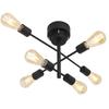 Szbritelight Ceiling E26 Pendant Rotatable LED Lighting Fixture Sold Nordic Dining LED Bulb No Installation Required Light, 6-Light Chandelier, Light,