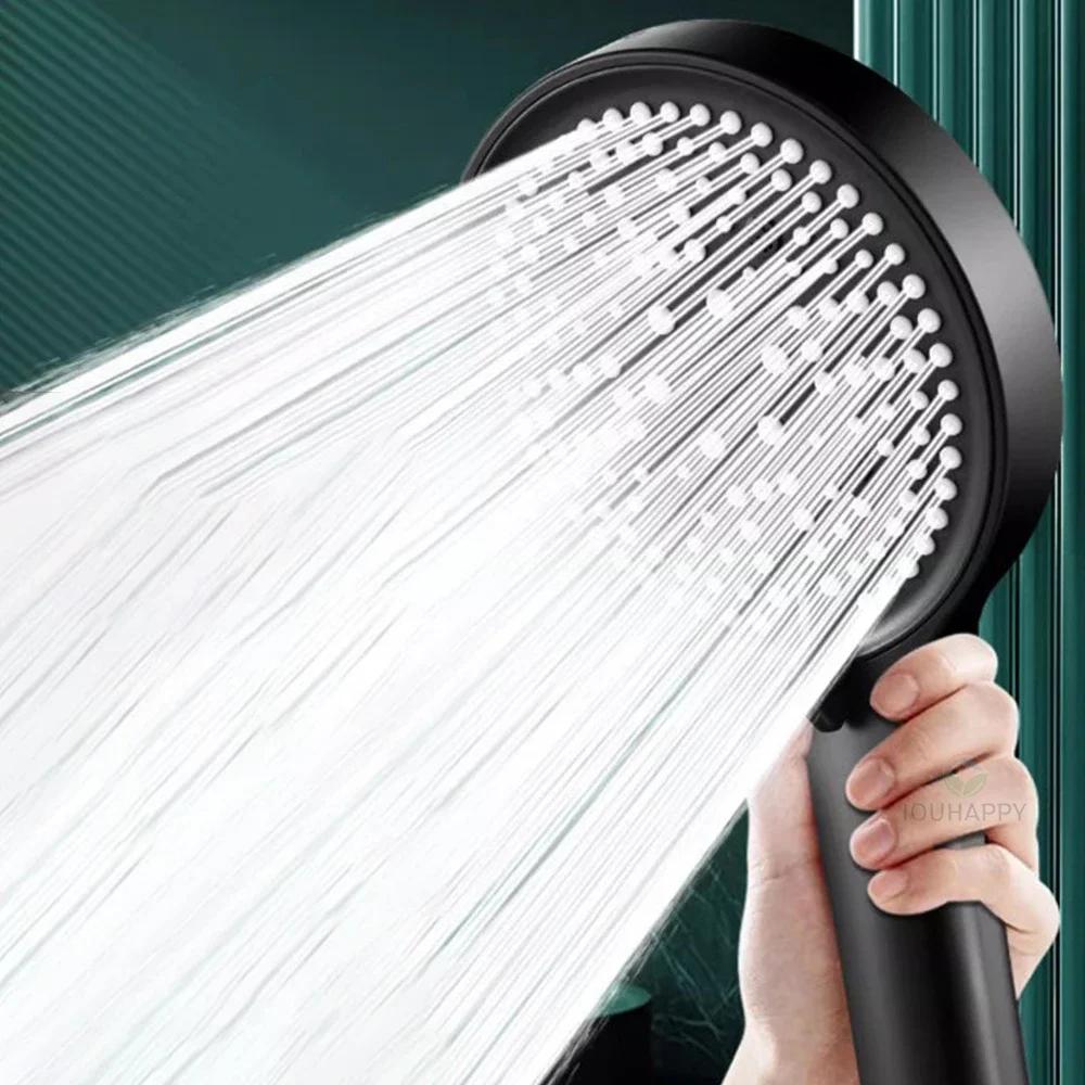 Hochdruck Regenduschkopf 6 Modi Einstellbarer Duschkopf Haushalt Handbrause Duschdüse Badezimmerzubehör