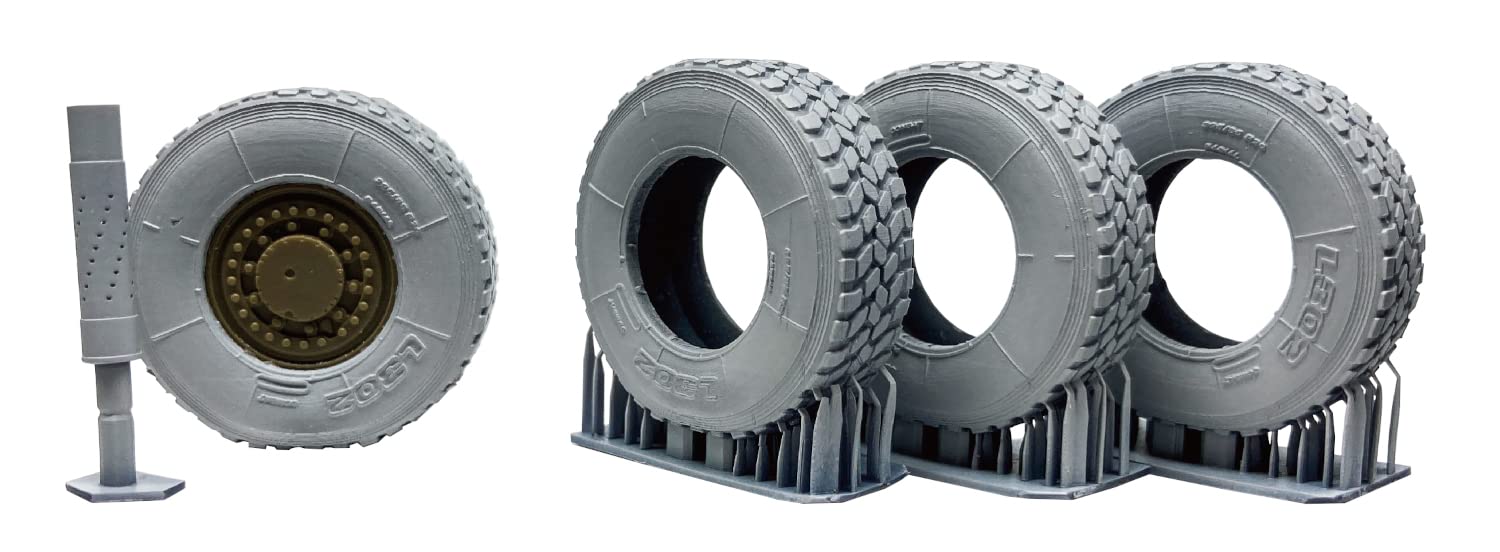 

HMA Type 16 Mobile Combat Vehicle Tire Muzzle Set Plastic Model Parts 1/48 - Weight-Deforming & -