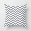 Grey Pattern Decorative Pillowcase Office Living Room Home Pillowcase Car Ornaments