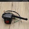Motorcycle Handlebar Switch Assembly for Dayang DY100: Turn Signal, Headlight, and Horn Controls.