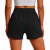Women's Fashion Casual Loose-Fit Athletic Fitness Jogging Pocket Drawstring Sweatpants Shorts