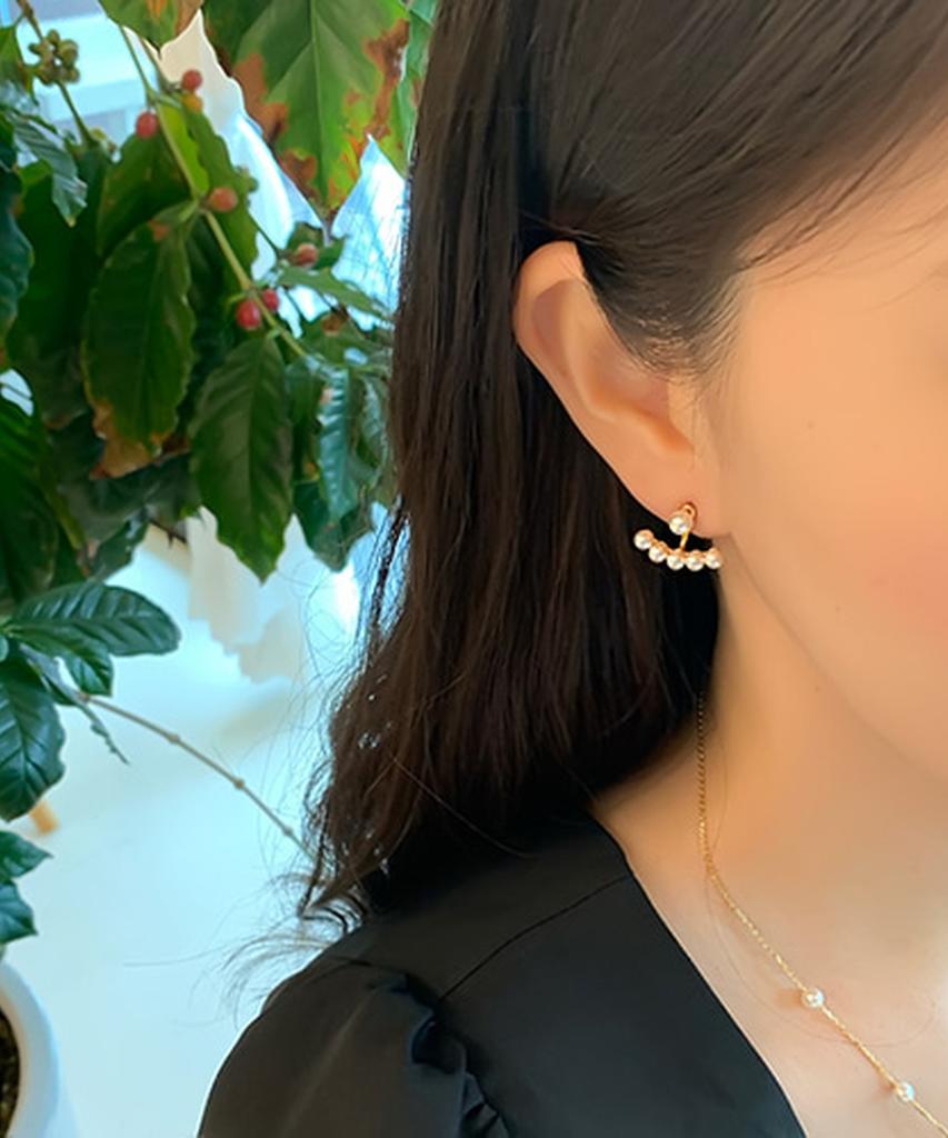 Alleun Silver 925 Pearl Namyang Mother Of The Bride Hanbok Earrings