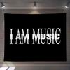 P-Playboi I Am Music Carti Tapestry Custom Living Bedroom Party Dormitory Interior Wall Bohemian Decoration Attached Clip