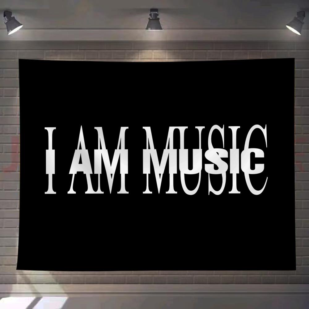 P-Playboi I Am Music Carti Tapestry Custom Living Bedroom Party Dormitory Interior Wall Bohemian Decoration Attached Clip