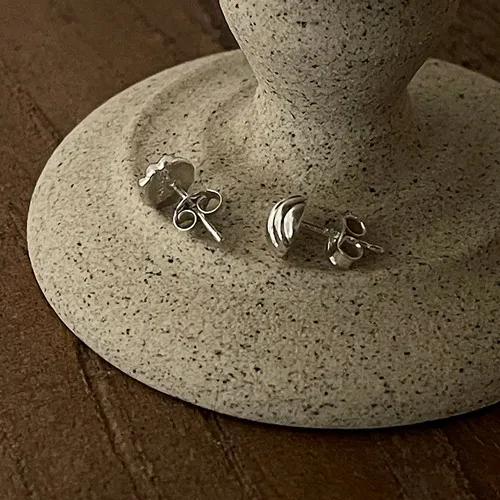 Salty stud earrings