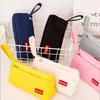 Astuccio in Tela per Studenti Grande Capacità Doppia Scomparto Portapenne Impermeabile Portatile Organizer per Cancelleria per Scuola Ufficio