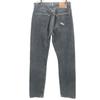 Levi's 90s 501 USA Made Piece Dyed Black Straight Denim Pants Button Fly Men's Used
