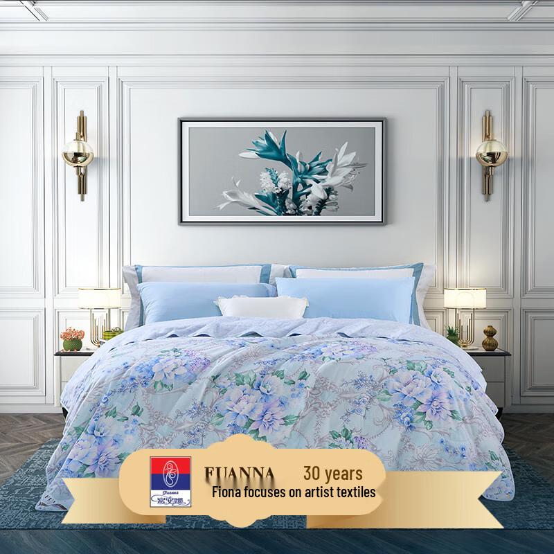 FUANNA Washable Pure Cotton Summer Quilt