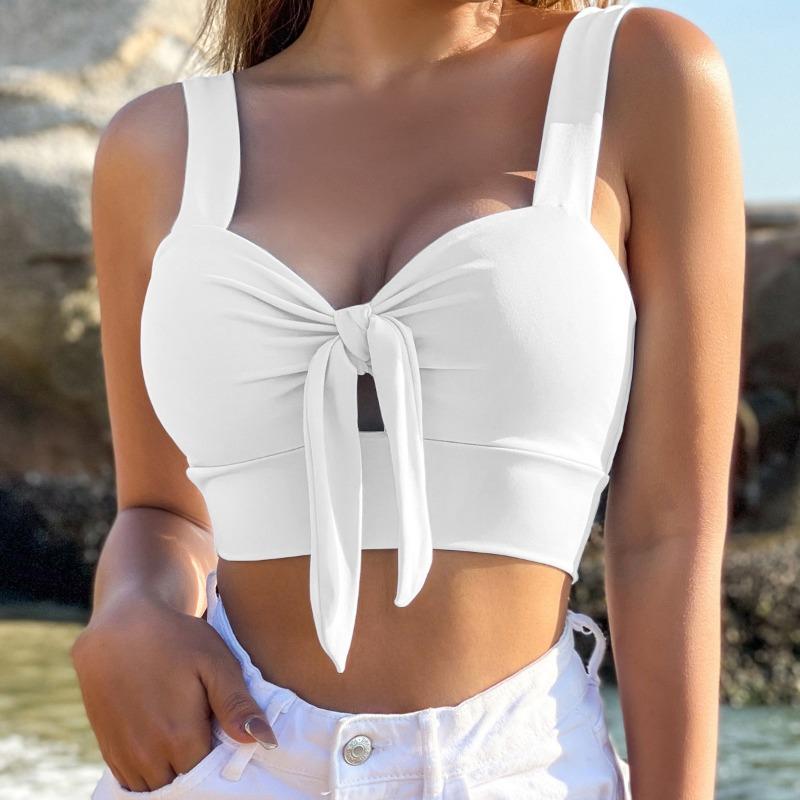 Sexy Camisole-Top mit Schleife für Damen