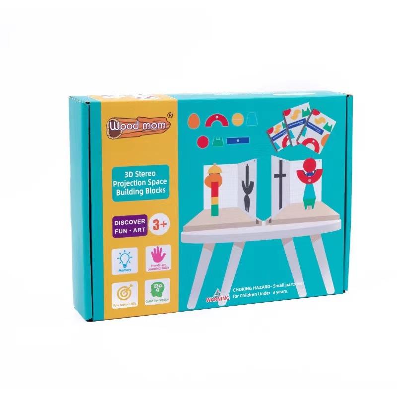 Dziecięce Klocki Kształt Kolor Sortowanie Kubek Puzzle Ilość Poznawcze Magnetyczne Łowienie Drewniane Zabawki