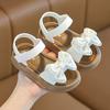 New Fashionable Girls Sandals Summer Bow Princess Sandals 3-14 Years Old Students Children Outside Wearing Versatile Sandals