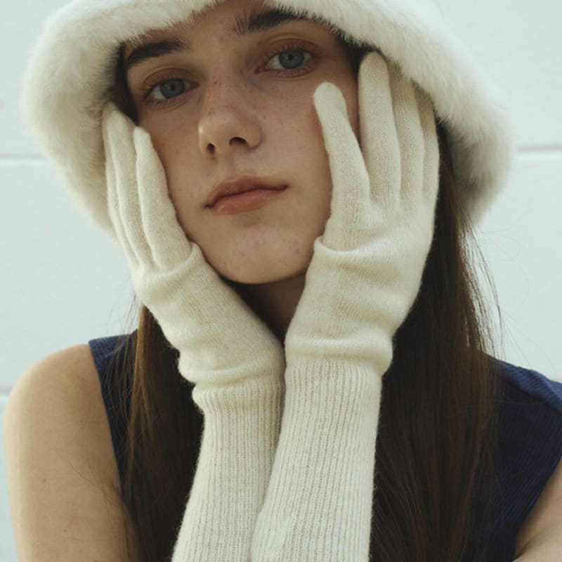 Marchen 100% Cashmere Fine Gloves_5color