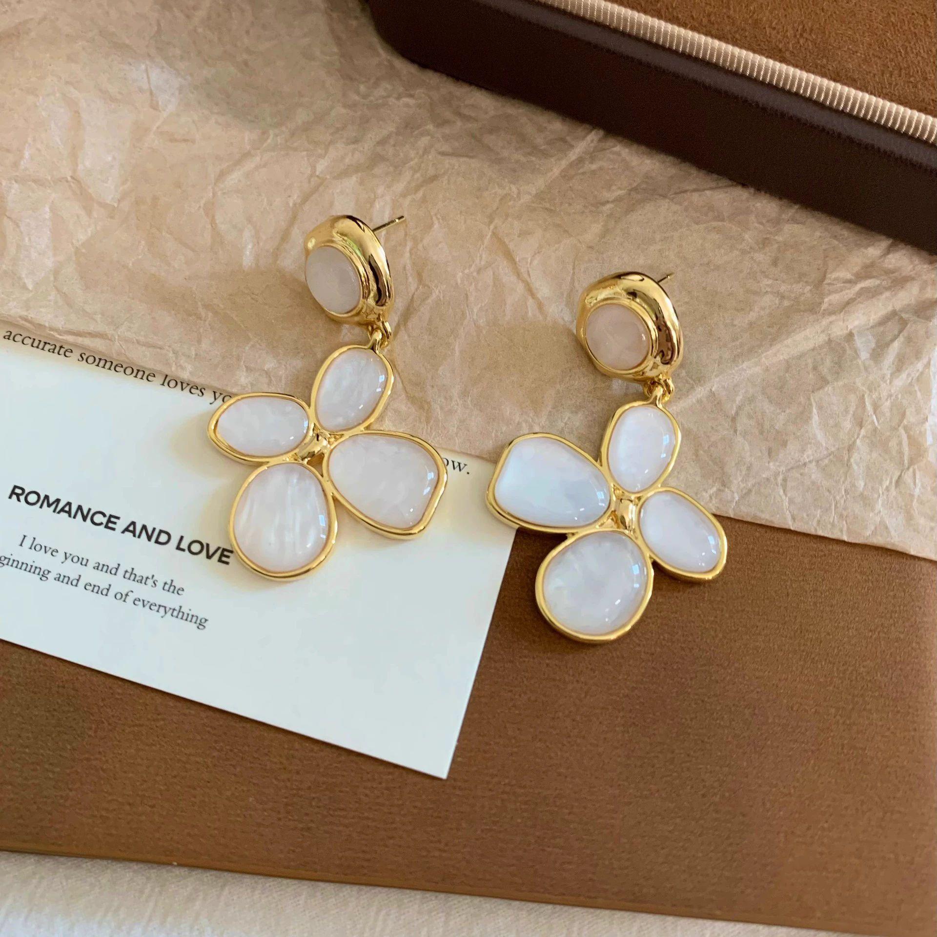 Майярд янтарь тигровый глаз серьги женские нишевые серьги осенние и зимние уникальные серьги