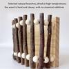 Hanging Chew Toy Hays Feeders for Small Pet Rabbits Cosist of Natural