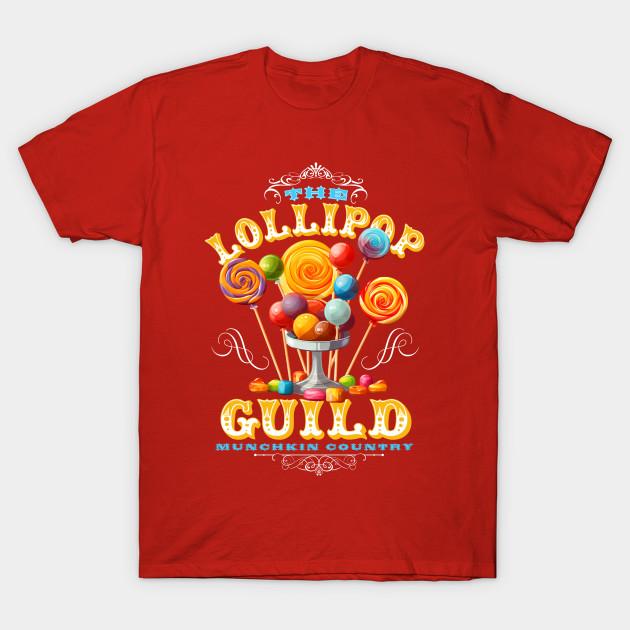 

Men Black Print T-shirt Lollipop Guild No-Cut Transfer Paper Print Cotton Tshirt L червоний
