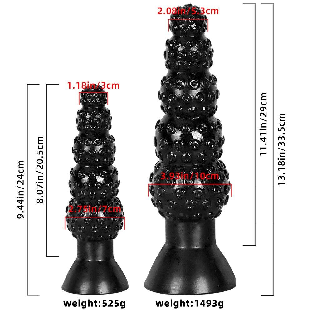 Super Huge Dildo  Sex Toy Strapon Big Black Dick Fisting Femdom BDSM Slave Realistic Anal Plug  Women 's Masturbator