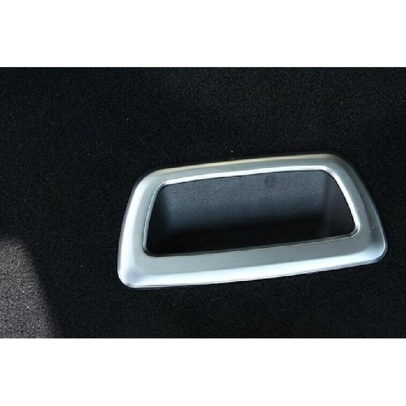 For BMW X1 F48 2016- Matte Silver Car After Tailgate Inner Handle Panel Trim