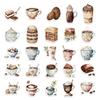 50diy Stickable Coffee Stickers For Notebooks Laptops Phones And More