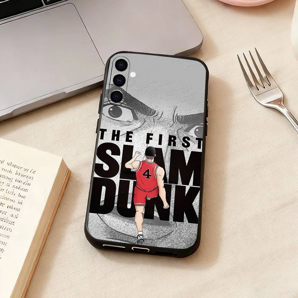 Slam Dunk Takenori A-Akagi Phone Case For Samsung Galaxy A73,A72,A71,A70,A53,A52,A51,Soft Silicone Black Cover