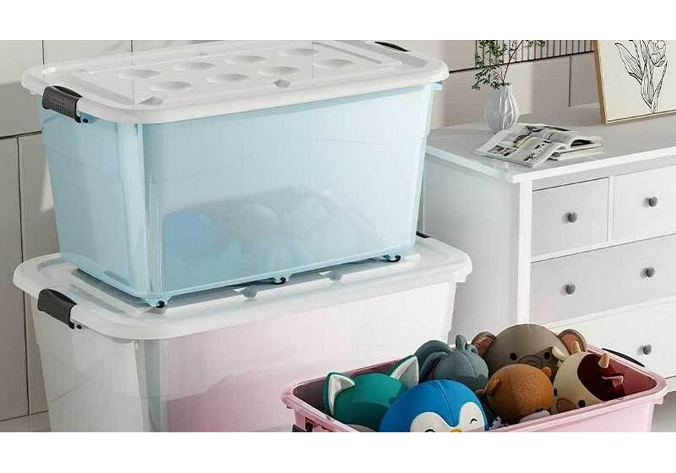 Extra Large Plastic Clothes Storage Container - Thickened, Durable, Super-Sized Organizer Box for Household Needs