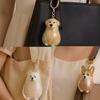 Dog Shape Dog Hair Storage Box  Transparent Pet Hair Keychain DIY Handmade Acrylic Puppy Pendants Pet Lovers