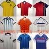 Klassisches Retro-Trikot der Nationalmannschaft Brasilien Spanien Argentinien Frankreich Niederlande Italien Kurzarm
