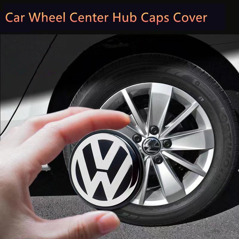 Pro VOLKSWAGEN VW Nové 4ks 65mm Znak na kolo auta Samolepka emblému 60mm krytka náboje Pro Volkswagen VW Jetta R Rline Touran POLO Golf M