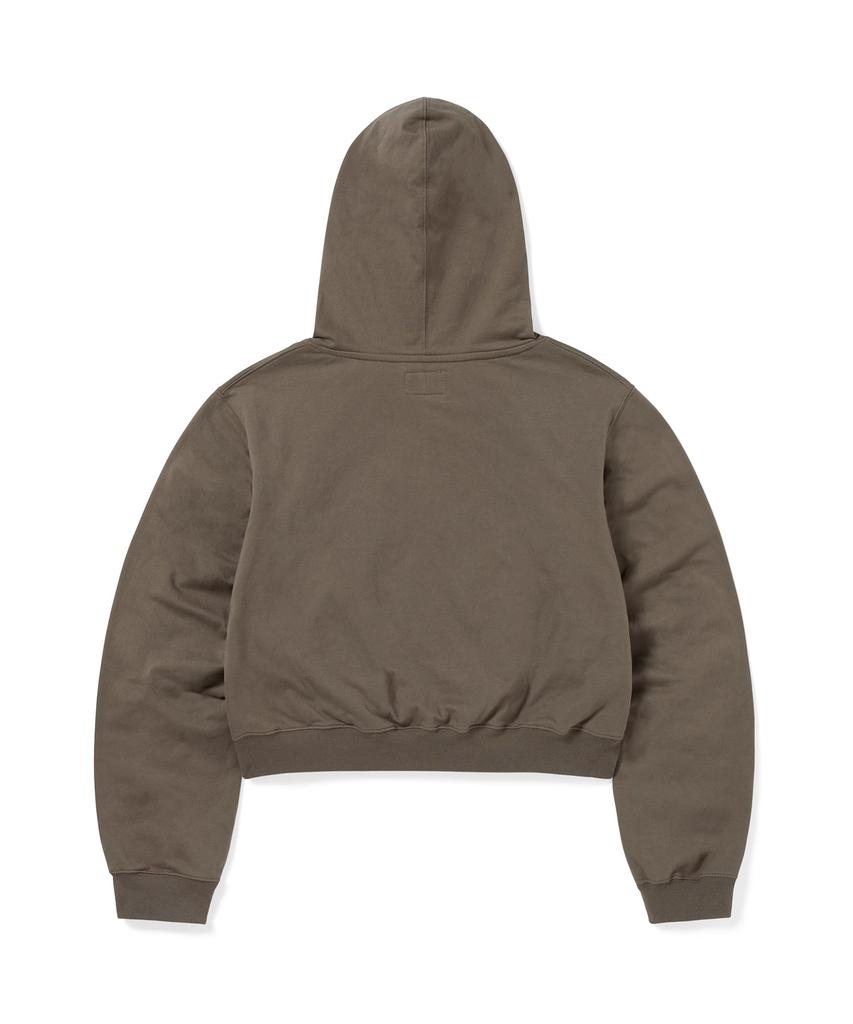 Thisisneverthat Thermal Lt W Zip Up Hoodie Dark Mocha