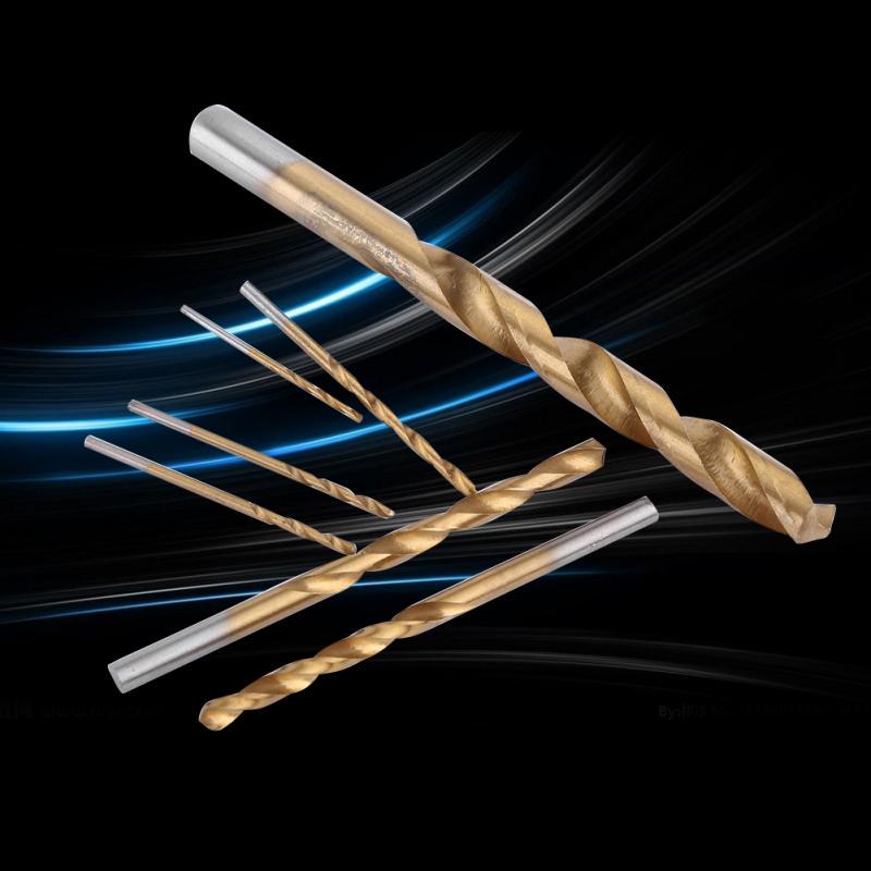 98pcs Titanium Coated Twist Drill Bit High Speed Steel Straight Shank Twist Drill Bits Set 1.5mm-10mm sturdy 98pcs Titanium Coated Twist Drill Bit High Speed Steel Straight Shank Twist Drill Bits Set 1.5mm-10mm sturdy