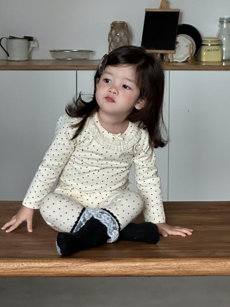 Baby loungewear pajamas infant clothes Class A boneless long johns two-piece set autumn and winter girls' suit