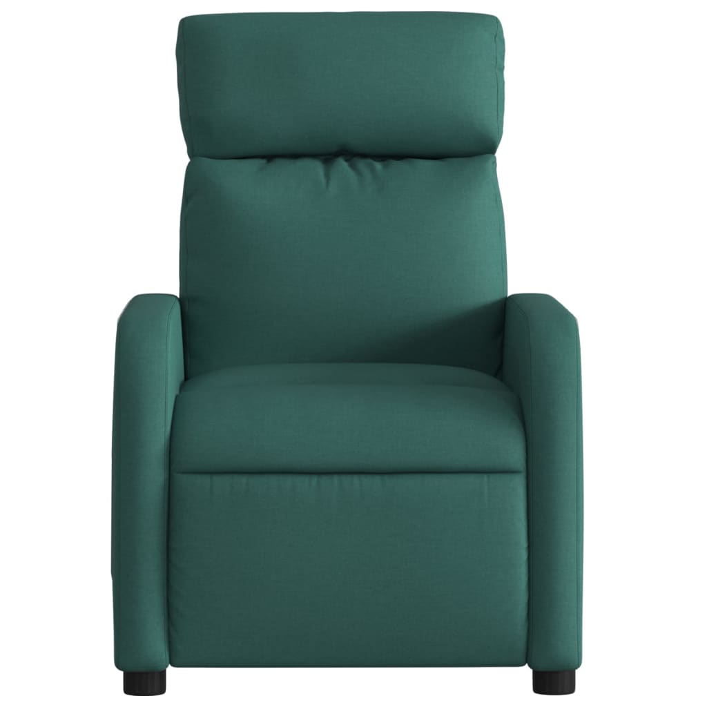Massage Chair Dark Green Fabric