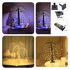 Led Rgbw Weeping Willow Lights Christmas Fairy Lights Bonsai Tree Table Lamp