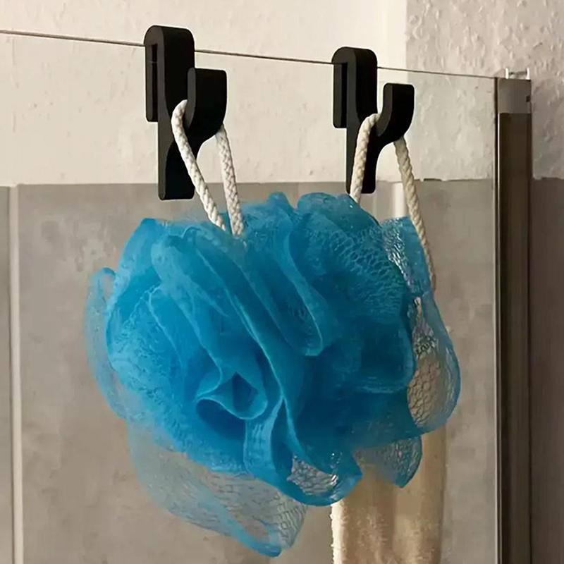 Gancio Portasciugamani per Porta Doccia 3D Destinato a Porte in Vetro da 8 mm Appendiabiti da Bagno per Vestiti Asciugamani Accappatoi Bucato Stanza del Dormitorio Appartamento