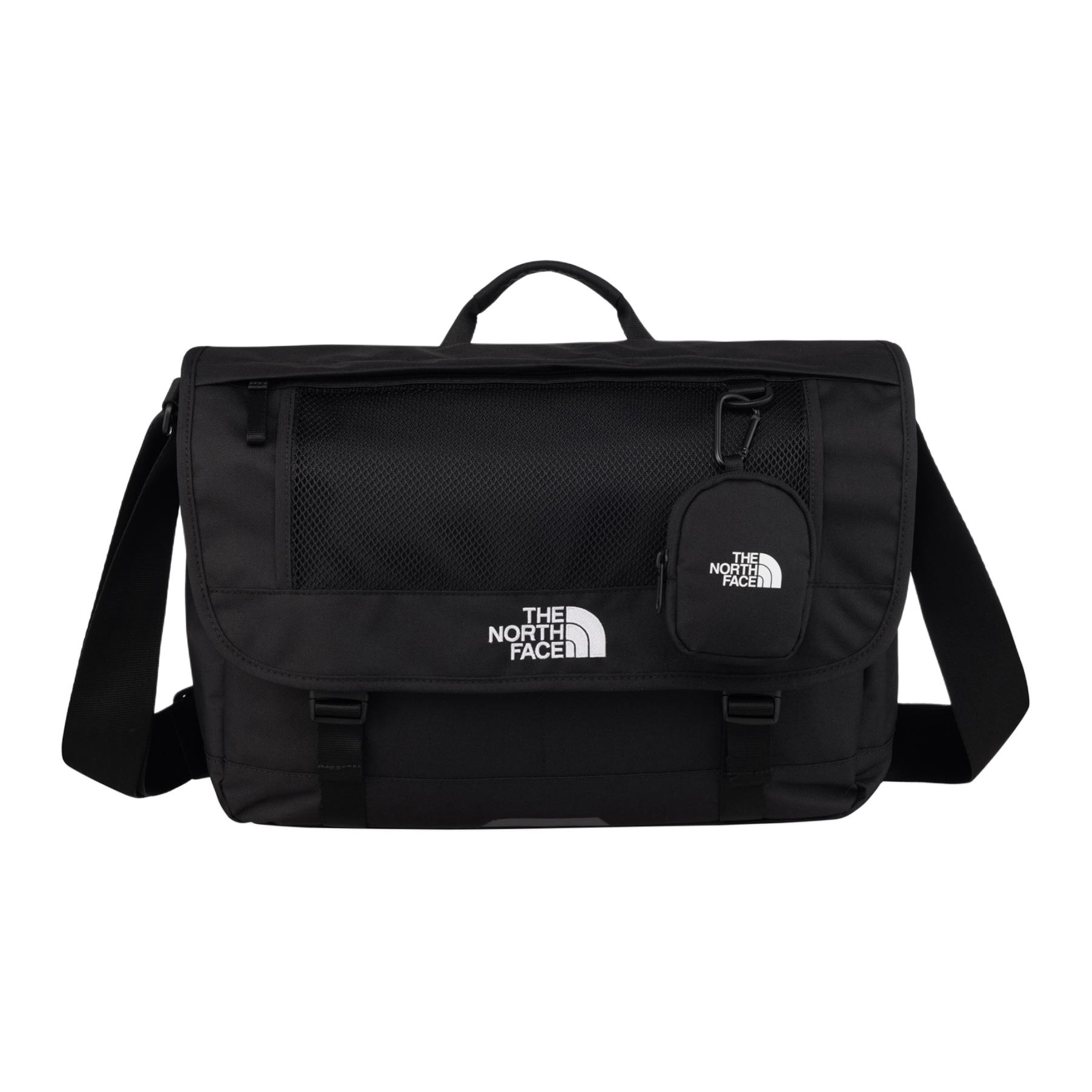 

The North Face 14L Super Messenger Simple Logo Embossed Buckle Crossbody Bag Outdoor Men bags Black NN2PR00J Black