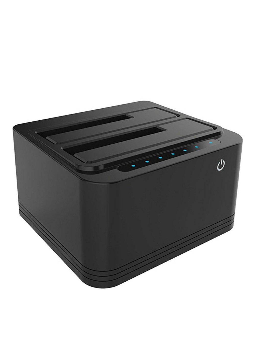 

Hot SSD3.5/ 2.5 Inch External Hard Drive Docking Station Heat Dissipation USB3.0 Suitable For HDD /SATA Hard Disk Dropshipping чорний