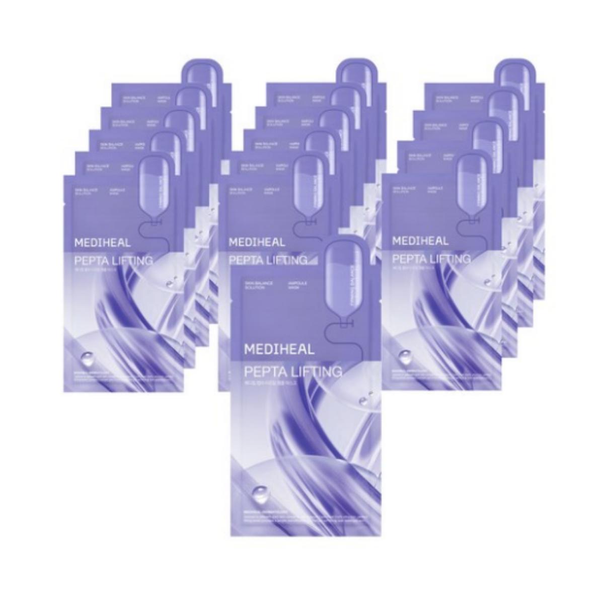 

Mediheal Pepta Lifting Ampoule Mask — 20 мл (сыворотка на лист), 15 листов