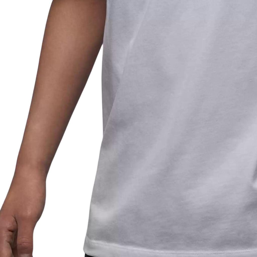 Jordan Breathable Sports Training Crew Neck Short Sleeve T-Shirt Men Tops White HF1457-100