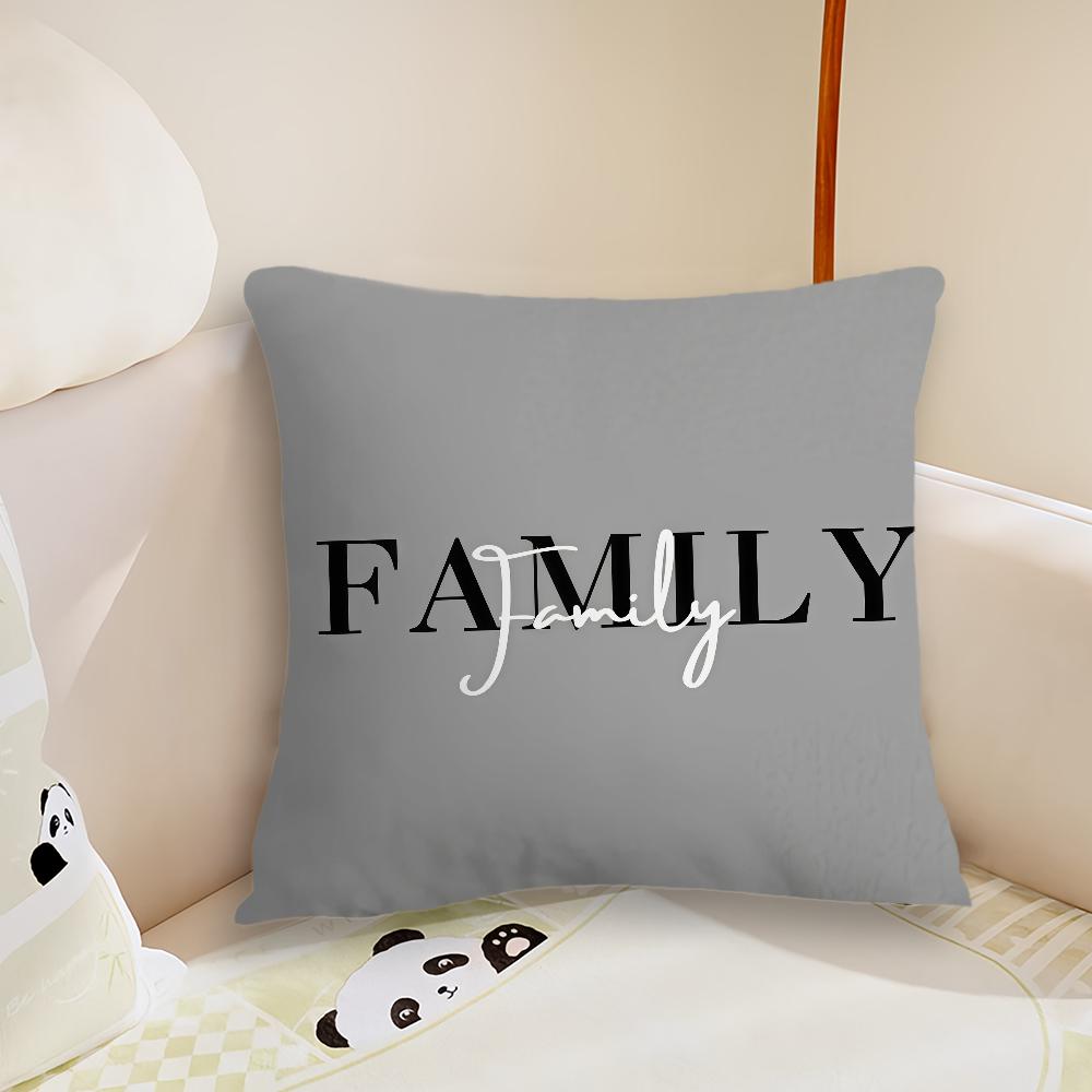 Flower Pattern love cushion cover Pillow Case Plush Fabric Soft Double Sided Print Sofa Cushion Cover Throw Pillow Covers