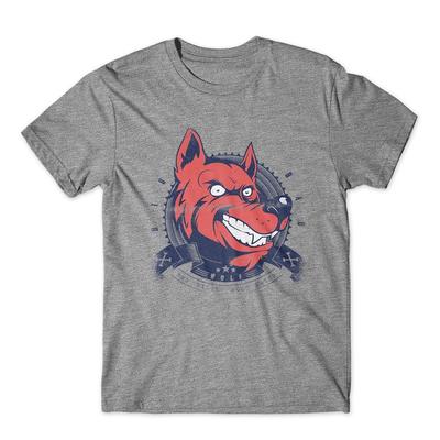 Wolf Grin T-Shirt. 100% Cotton Premium Tee NEW