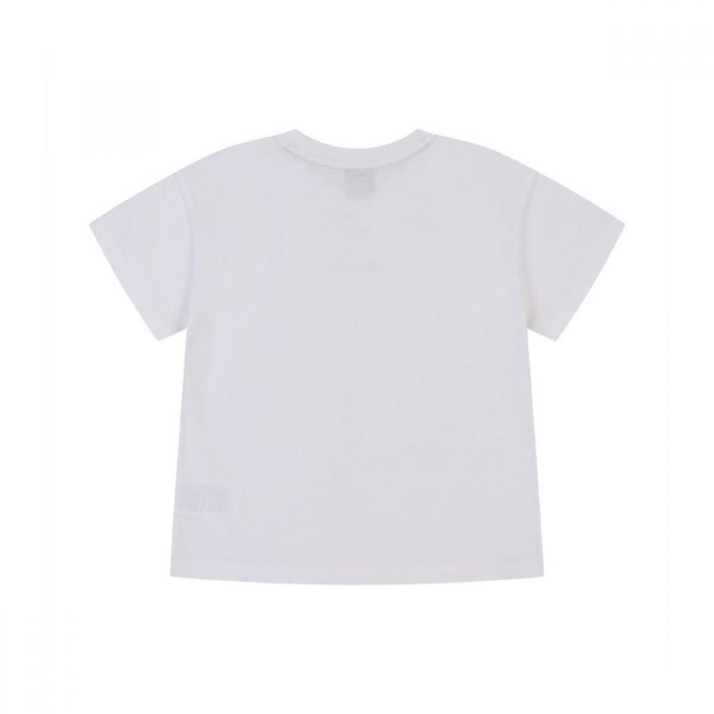 KANGOL KIDS T-shirt à manches courtes avec lettrage blanc Sb 0005